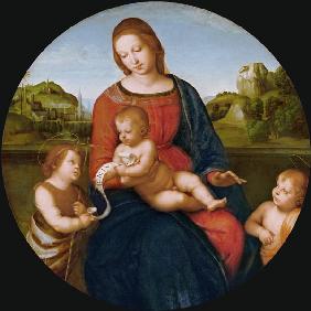 Maria with the child and the little Johannes d.T.