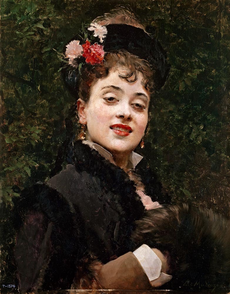 Aline Masson, the Artist's Wife de Raimundo de Madrazo y Garetta