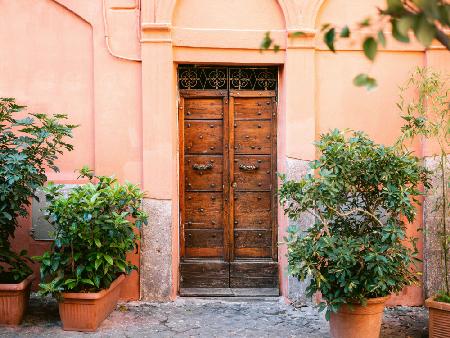 The Trastevere door