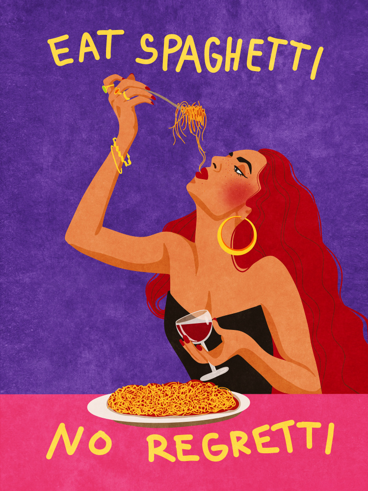 Eat spaghetti no regretti de Raissa Oltmanns