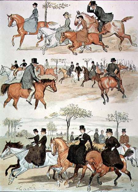 Riding Side-saddle de Randolph Caldecott