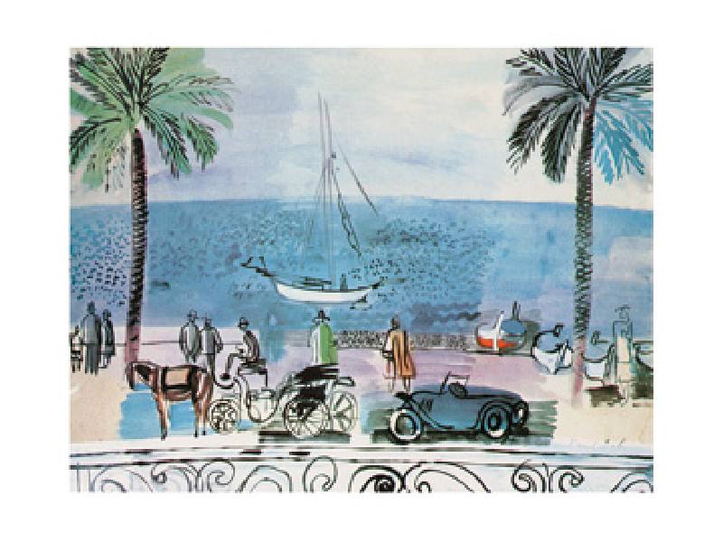 Promenade a Nice - (RDU-329) de Raoul Dufy
