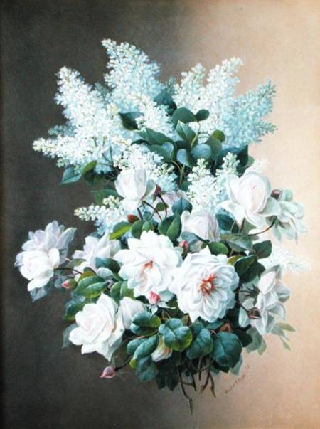 Lilacs and Roses de Raoul M. de Longpre