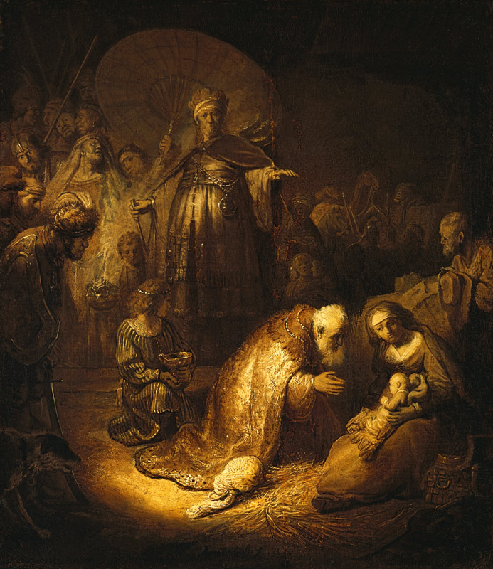 Rembrandt / Adoration of the Magi / 1632 de Rembrandt van Rijn