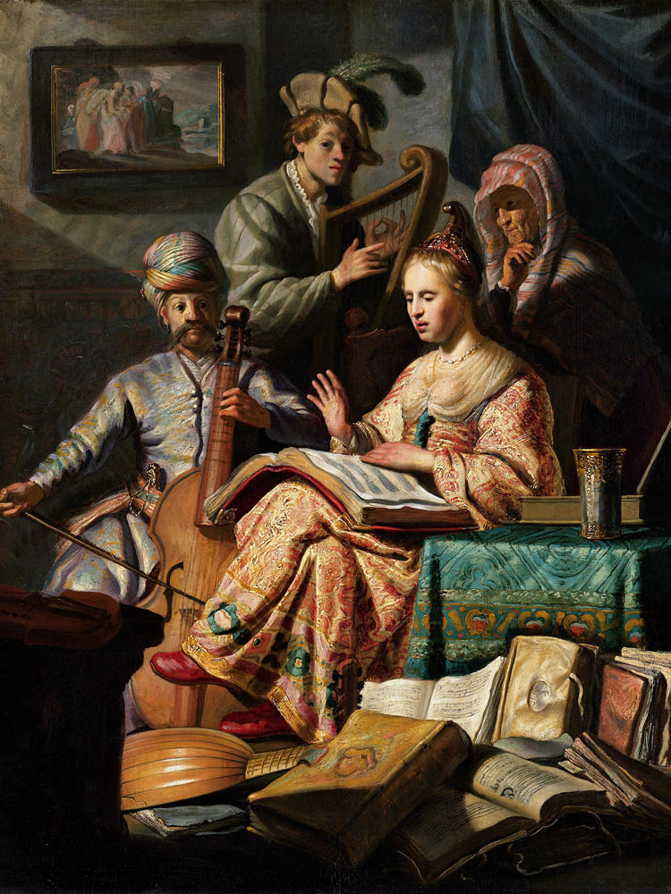 Allegory of Music de Rembrandt van Rijn