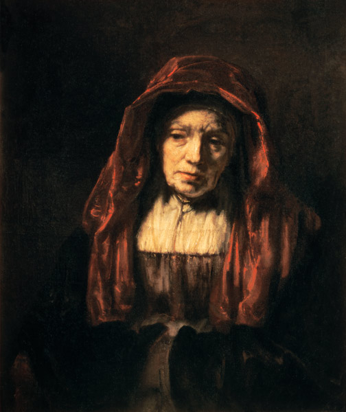Portrait of an old woman (the mother of the artist de Rembrandt van Rijn