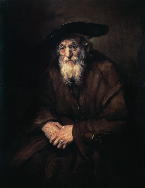 Portrait of an old Jew de Rembrandt van Rijn