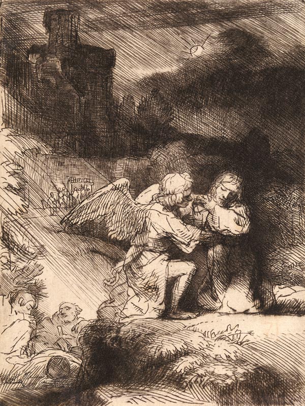 The Agony in the Garden de Rembrandt van Rijn