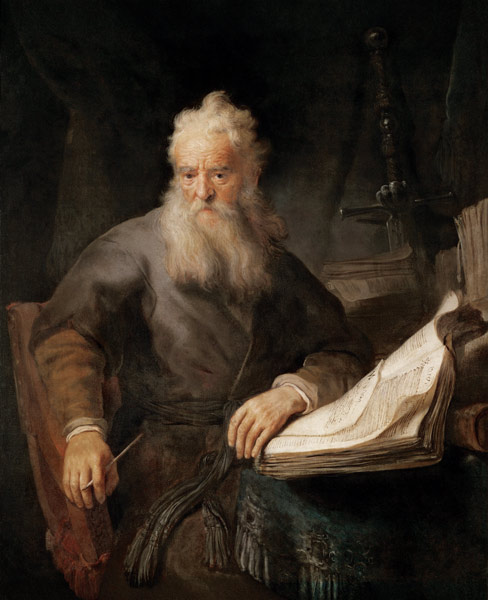The Apostle Paul / Rembrandt / c.1630 de Rembrandt van Rijn