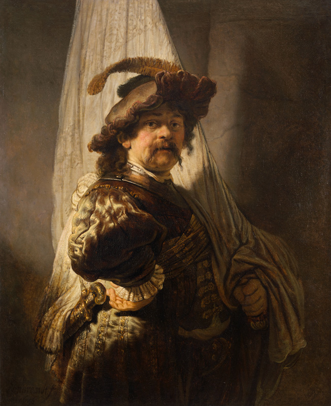The Standard-Bearer (Der Fahnenträger) de Rembrandt van Rijn
