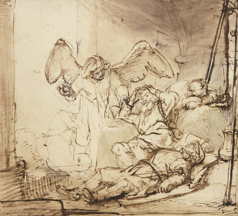 The liberation of Peter de Rembrandt van Rijn