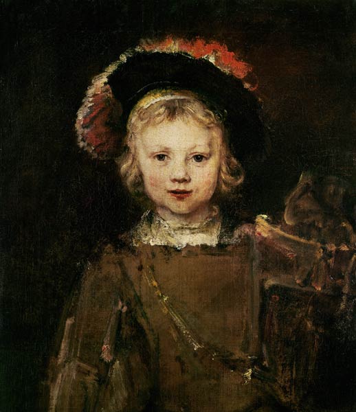 Young Boy in Fancy Dress de Rembrandt van Rijn