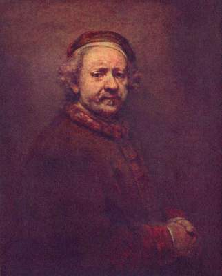 Age portrait of the painter de Rembrandt van Rijn