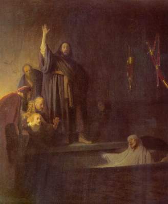 Auferweckung of the Lazarus de Rembrandt van Rijn