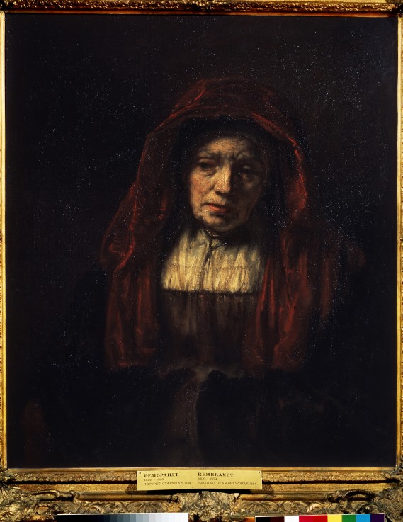 Portrait of an old woman de Rembrandt van Rijn