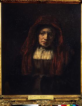 Portrait of an old woman