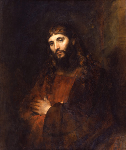 Christ with Arms Folded de Rembrandt van Rijn