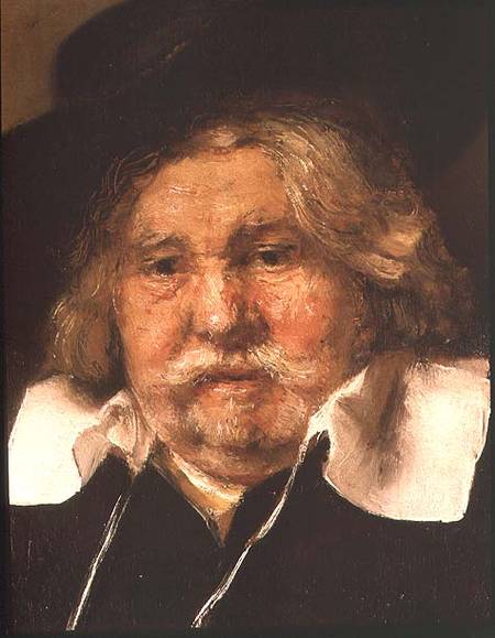 Detail of a Portrait of an old man de Rembrandt van Rijn