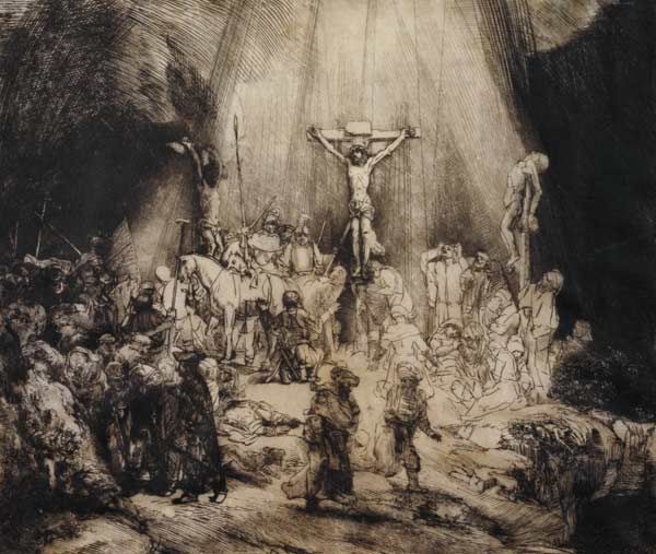 The Three Crosses de Rembrandt van Rijn
