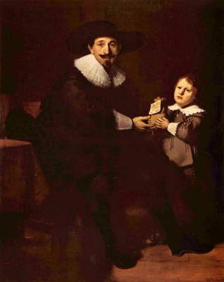 Jean Pellicorne and his son Kaspar de Rembrandt van Rijn