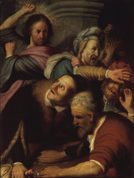 Jesus and the Money-changers / Rembrandt de Rembrandt van Rijn