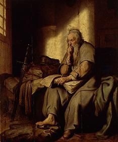 Paulus en prisión de Rembrandt van Rijn