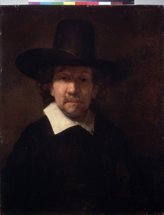 Portrait of the Poet Jeremias de Decker de Rembrandt van Rijn