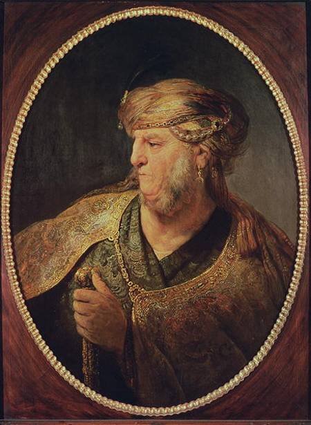 Portrait of a Man in Oriental Costume de Rembrandt van Rijn