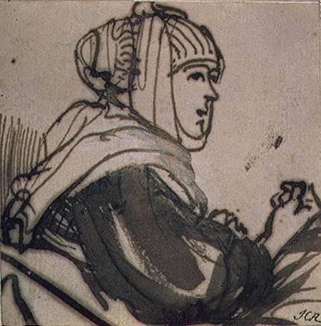 Portrait of Saskia de Rembrandt van Rijn