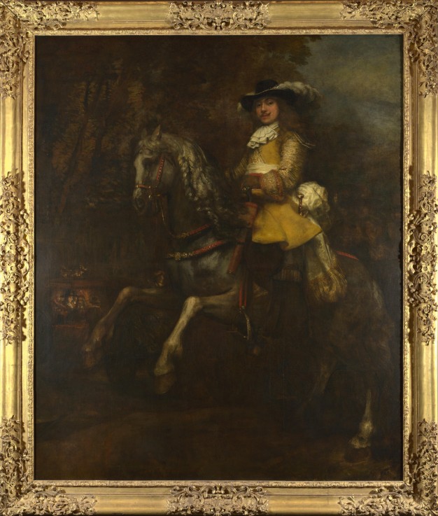 Portrait of Frederick Rihel on Horseback de Rembrandt van Rijn