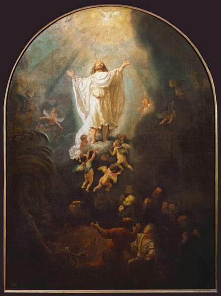 Rembrandt / Ascension of Christ / 1636 de Rembrandt van Rijn