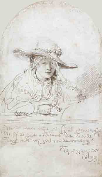Saskia van Uylenburch de Rembrandt van Rijn