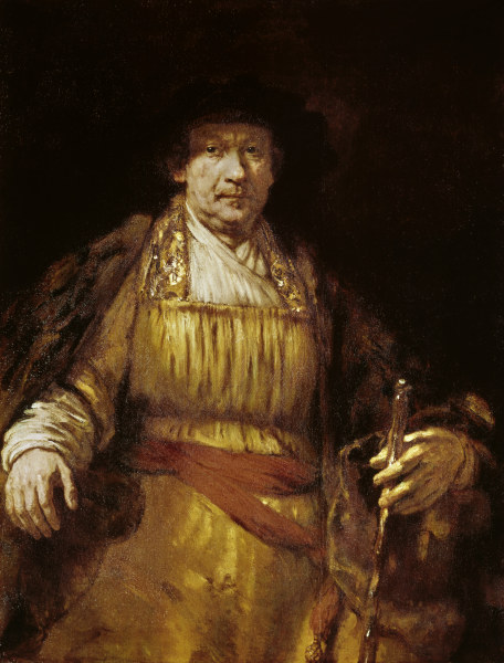 Rembrandt, Selbstbildnis 1658 de Rembrandt van Rijn
