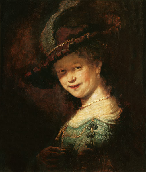 Saskia van Uijlenburgh as a young girl de Rembrandt van Rijn