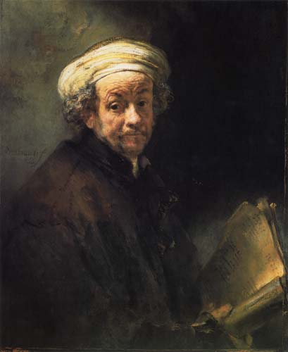 Self-portrait as Paulus de Rembrandt van Rijn
