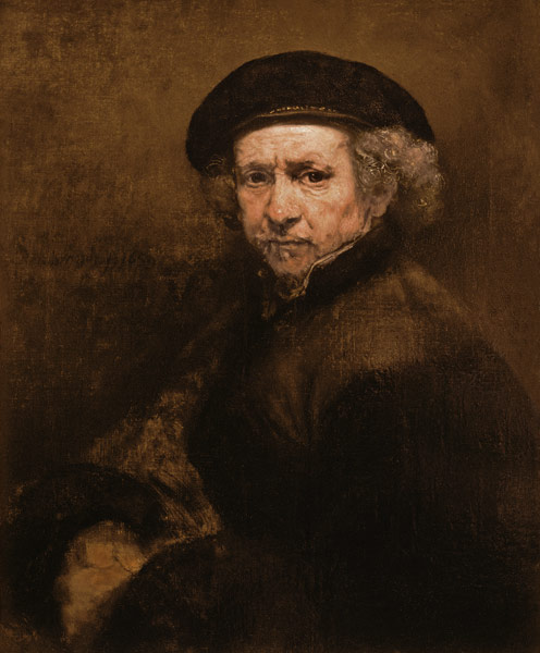 Self portrait de Rembrandt van Rijn