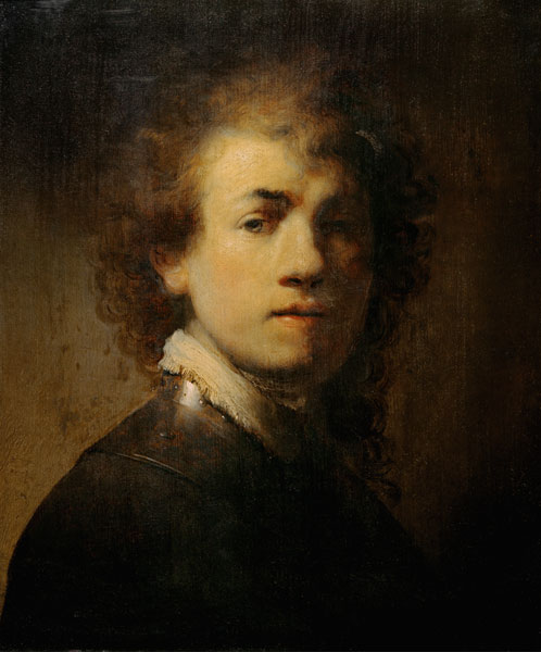 Rembrandt / Self-portrait with Gorget de Rembrandt van Rijn