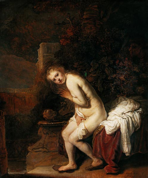 Susanna in the bath de Rembrandt van Rijn