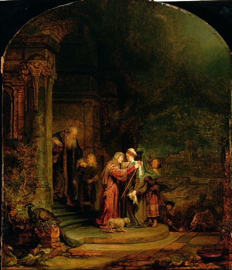 The Visitation de Rembrandt van Rijn