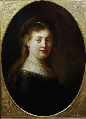 Rembrandt, Saskia mit Schleier