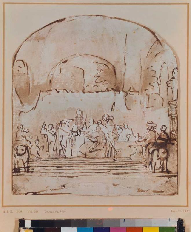 The conspiracy of the Claudius Civilis. de Rembrandt van Rijn