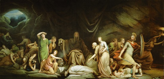 The Court of Death de Rembrandt Peale