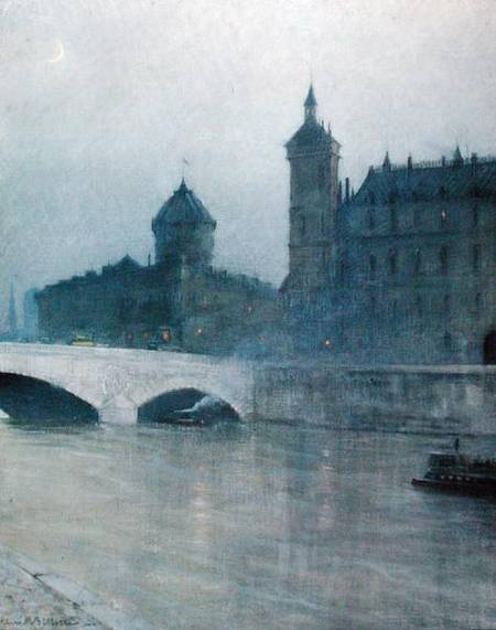 The Seine and the Conciergerie de Rene Billotte