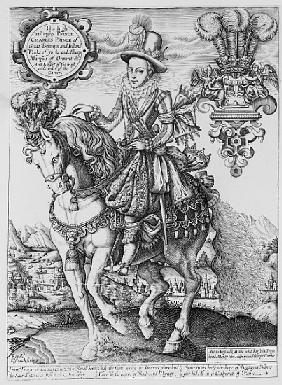 Charles I as Prince of Wales on Horseback, from ''The Book of Kings''