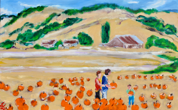 Picking a Pumpkin, Nicasio de Richard Fox