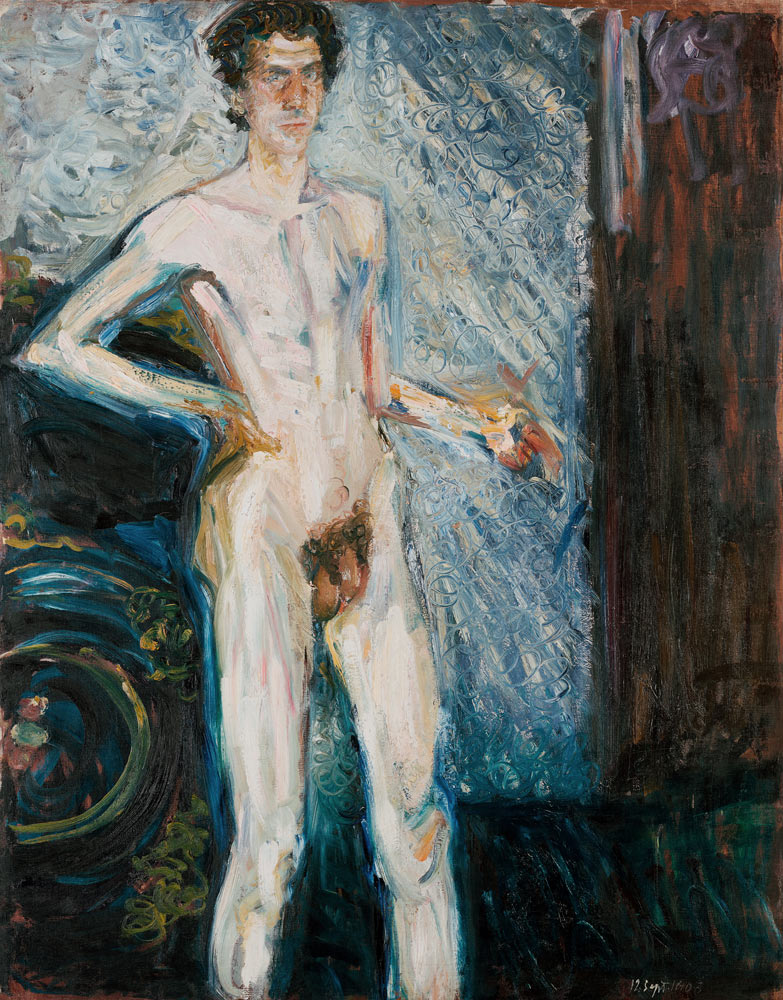 Nude Self-Portrait with Palette de Richard Gerstl