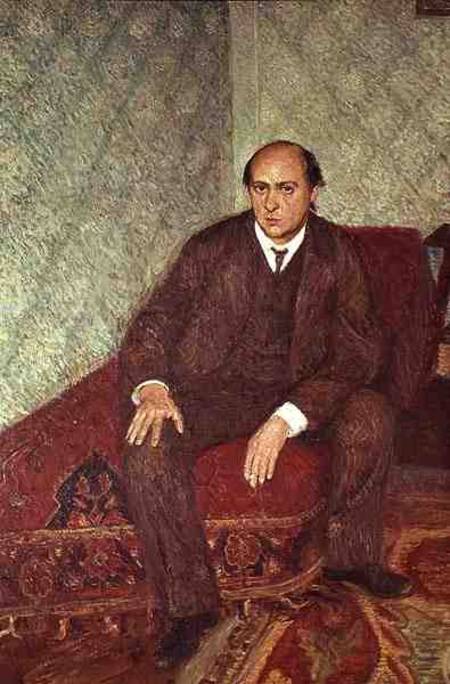 Portrait of Arnold Schonberg (1874-1951) de Richard Gerstl