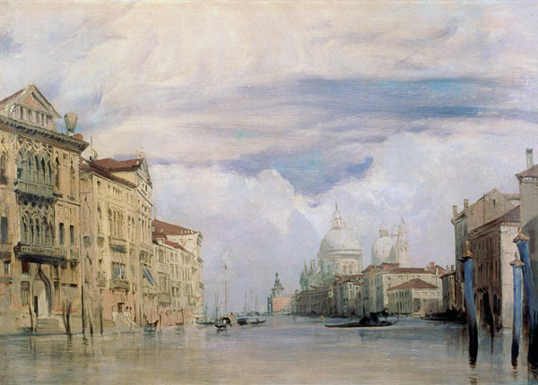 The Grand Canal, Venice de Richard Parkes Bonington