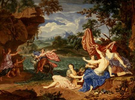The Rape of Europa (gouache) de Richard van Orley