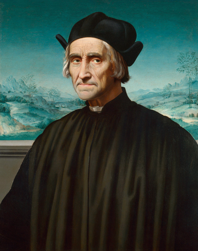 Portrait of Girolamo Benivieni (1453-1542) de Ridolfo Ghirlandaio